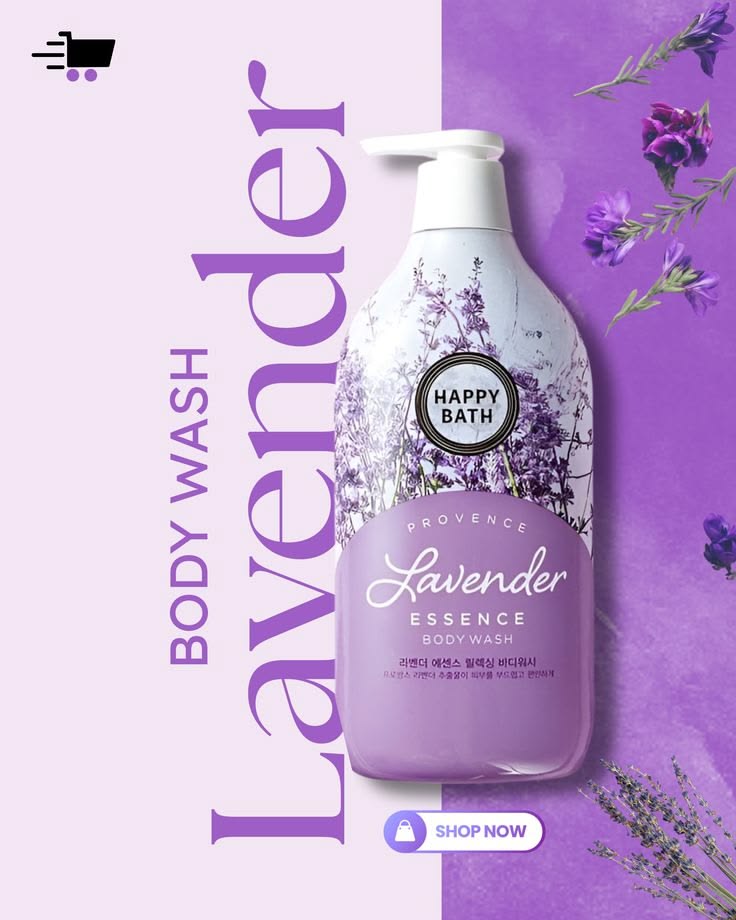 Provence Lavender Essence Body Wash 🌿 Relax & Refresh Your Skin 💜